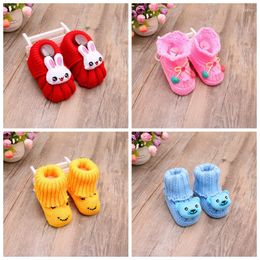 First Walkers Walker Infant Baby Shoes Kids Children Socks Girls Boys Animal Print Toddlers Born 0-9 Months Knit For