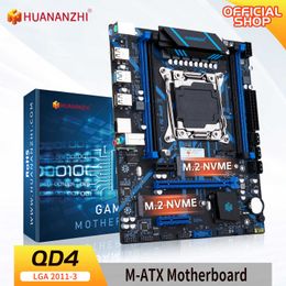 HUANANZHI QD4 LGA 2011-3 Motherboard Intel XEON E5 V3 V4 All Series DDR4 RECC NON-ECC Memory NVME USB3.0 SATA