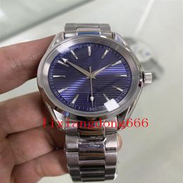 Quality Silver Dial Watch Master Terra 150M 42mm Automatic Mechanical Stainless Steel Glass Back Sports Sea Mens Watches288k