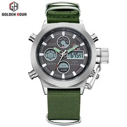 Top Brand GOLDENHOUR Fashion Trend Mens Watch Relogio Hombre Automatic Sport Man Watches Military Male Clocks Relogio Masculino282a