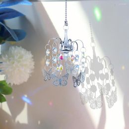 Decorative Figurines Crystal Beads Pendant Chandelier Shaped Prism Faceted Hanging Jewellery Ornament Glass Indoor Outdoor Art Decor