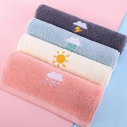 Towel Cotton Kids' Towels Thickened Household Absorbent Cute Embroidery Children Face