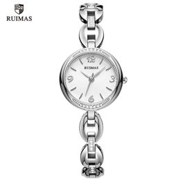 2020 RUIMAS Luxury Quartz Watches Women Silver Bracelet Elegant Wristwatch Lady Woman Waterproof Watch relojes de lujo para mujere281y