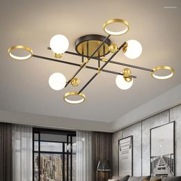 Chandeliers Nordic Modern Chandelier G9 Led For Restaurant Living Room Decoration Bedroom Decor LampHanging Light Fixture