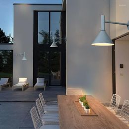 Wall Lamp Long Pole Nordic Modern Simple Outdoor Waterproof Courtyard Lighting