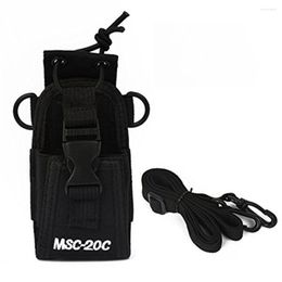 Walkie Talkie 2pcs MSC-20C Nylon Multi-Function Universal Pouch Bag Holster Carry Case For Yaesu Motorola TYT Baofeng UV-5R 82