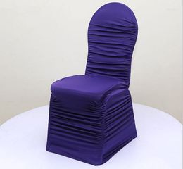 Chair Covers Marious 50pcs Ruffled Spandex Cover & Wedding
