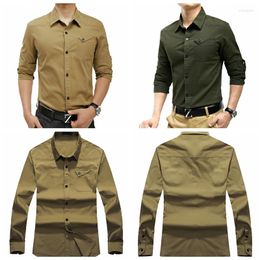 Men's Casual Shirts 2022 Japanese Fashion Mens Cotton High Quality Long Sleeve Slim Fit Clothing Business Button Up Shirt Tops Jacket