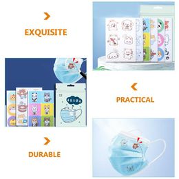6Bags Fresh Scented Stickers Aromatic Fragrance Decals Cartoon Patterned for Outdoor School Office