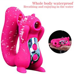 Beauty Items 10 Frequency Clitori Licking Stimulator Charge Vibration Nipple Sucker Sucking Squirrel Sculpt Tongue Vibrator sexy Toy for Women