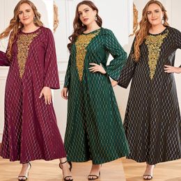 Ethnic Clothing Plus Size Vestidos Robe Longue Femme Musulman Eid Abaya Dubai Kaftan Turkey Islamic Arabic Muslim Hijab Dress For Women