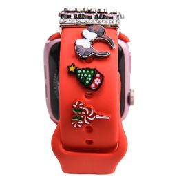 Decorative Charms For Apple Watch Band Bracelet Metal Leg decorate Nails Christmas charms promotion gift