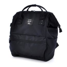 LIMITED Polyester Anello Japan Bag Backpack Womens Waterproof School Travel Laptop Fashion Handbags Plain Black Mens Original Sxhk295T