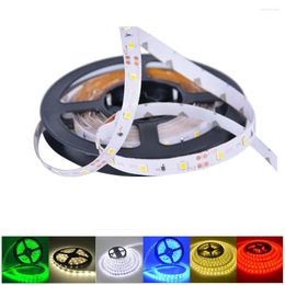 Strips 5-20M Waterproof DC12V 2835 SMD RGB LED Strip Light Flexible 60Leds/m Tape Home Decor Lamp Car Decoratio