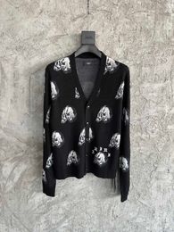 Camiscedores masculinos 2023 Mens Luxury Designer Cardigan Sweaters - Tops de alta qualidade masculino suéter Z240606