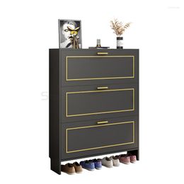 Clothing Storage Ultra Thin Tipping Bucket Shoe Cabinet Large Capacity Household Door Saving Space Simple Modern Porch