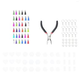 Keychains Acrylic Keychain Blanks 144 PCS Clear For Vinyl With 1 Pliers DIY Crafting