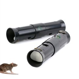 26cm Plastic Mouse Traps Mice Pest Control Catch Alive Rat Indoor Black 10in Bait Station Tunnel Simulation Rodent Hole Continuous Trap Rats Channel Safe for Pet