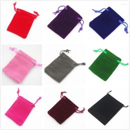 Gift Wrap 50 2x3 Inch 5x7 Cm Velvet Bags Jewellery Pouches Perfect For Jewelry Wedding Favors Packaging