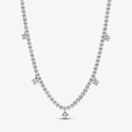 Star pendant necklace charm earrings DIY fit Pandora style snowflake chain women's Jewellery