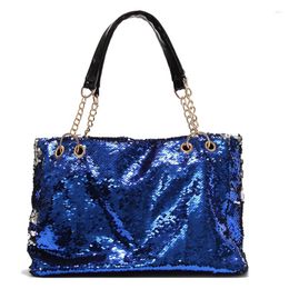 Evening Bags Bling Sequin Women Casual Tote Bag Designer Female Large Capacity Shoulder Ladies Big For Party