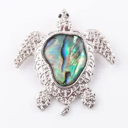 Natural Abalone Shell Pendants Animal Turtle Shape Pendulum Pendant For Necklace Fashion Popular Jewellery N3644