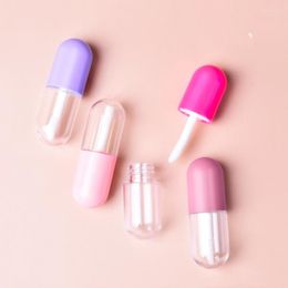 Lip Gloss 3ml Empty Mini Shape Tube In Red Pink Blue Purple Colour 100pcs