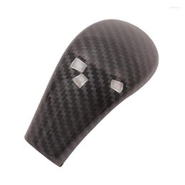 Steering Wheel Covers For Navara NP300 2022-2022 Car Carbon Fibre Gear Shift Knob Head Cover Trim Decoration Sticker Accessories