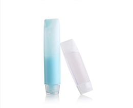 30 50ML Plastic Refillable Portable bottle Soft Tubes With Filp Cap-Lotion Makeup Cream Containers Facial Cleanser Organiser SN375