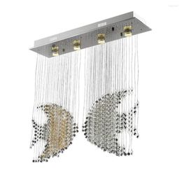 Chandeliers L80 W20 H80cm Contemporary Modern Dining Room Lighting Fixture Farmhouse Island Lustre Light For Kitchen