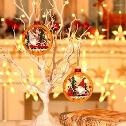 Christmas Decorations Wooden Ornament Unfinished Natural Wood Slices For Crafts Centrepieces DIY Ornaments Hanging Decor