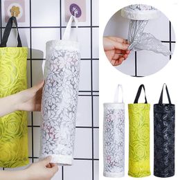 Storage Bags Trash Hanging Plastic Organisation Kitchen Dispenser Garbage Wall Mounred Grocery Holder Home