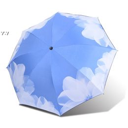 Female Umbrellas Handle Creative Lace Cute Sunny and Rainy Anti-UV Umbralla Drinkware Women Rain Umbrella Sea Shipping JNC287