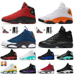 2023 Jumpman 13 Gold Glitter Men Women 13s Basketball Shoes Court Purple Sneakers Red Flint Reverse Bred Hyper Royal Soar Green Grey Toe Trainers JERDON