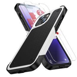 Cell Phone Cases For iPhone 14ProMax double protection TPU PC military grade shockproof IP13 12 11 XR XS