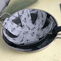 Pot Pan Protectors Mats Cookware Protector Divider Pads To Prevent Scratching Heat Insulation Cookwares Protetive Tools