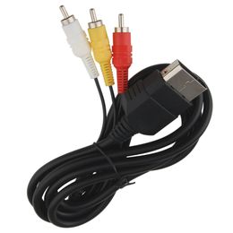 6FT 1.8M Audio Video Composite Cable AV 3 RCA Wire Cord Replacement For Xbox Original Classic Console