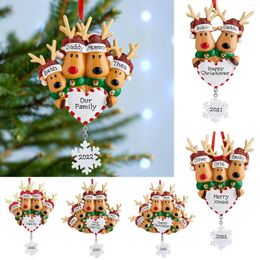 Christmas Decorations Personalised Family Xmas Tree Bauble Decoration Ornament El K Deer 2022 Holiday