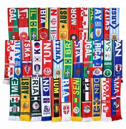 Wholesale 1Pc World Cup Qatar 2022 Belgium France Portugal Germany and The Netherlands Hand Waving Scarf Cheering Scarf for Football Fans FY2554 B1031