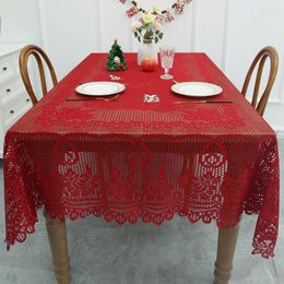 Table Cloth Red Rectangular Tablecloths Party Wedding Centrepieces For Tables Coffee Placemats Cover Elegant Dining Room Side Kitchen Cloths