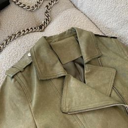 Women's Leather Genuine Jackets Women Real Sheepskin Coats Famale Short Vintage For Ladies Veste Cuire Femmme SQQ14