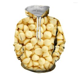 Men's Hoodies Jumeast 3D Coco Fat Chocolate Printed Men Streetwear Fall Aesthetic Vintage Hooded Sweatshirts Oversize Fashion Clothing