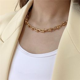 Choker Silver Italian Solid Figaro Link Gold Chain Necklaces For Women Ladies DaintyChunky Paperclip Jewelry Set