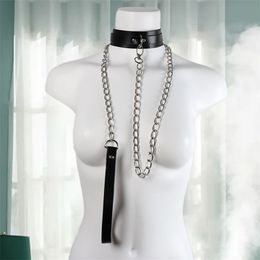 Cadenas Coloque sexy BDSM Cosplay de cuero Collares de esclavos para mujeres Collar gótico accesorios Harajuku Collar de gargantilla 221031