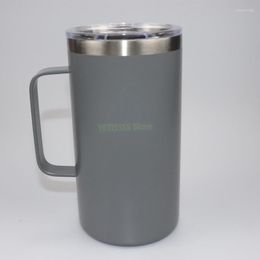 Mugs Coffee Mug With Handle 24oz Insulated Stainless Steel Travel Double Wall Vacuum Reusable Cup Lid