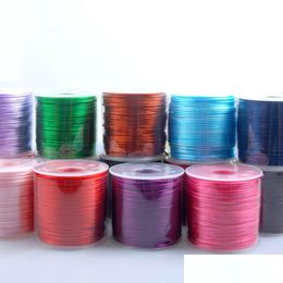 Other 1 5Mm Polyamide Cord Nylon Outside And Rubber Inside Elastic Cords Roll String Thread For Jewellery Making Accessories Drop Deli Dh85J