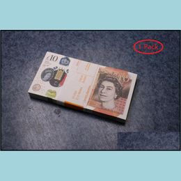 Funny Toys Wholesale Prop Money Copy Toy Euros Party Realistic Fake Uk Banknotes Paper Pretend Double Sided Drop Delivery 2022 Toys Dh9E5DGHEIZVT