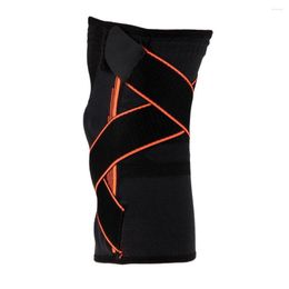 Knee Pads Adjustable Brace Support Compression Sleeve Bandage Straps For Running Jogging Cycling Hiking Sports - Single