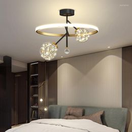 Pendant Lamps Modern Minimalist Atmosphere Living Room Lighting Luxury Warm Romantic Magic Stars Restaurant Master Bedroom Ceiling Lamp