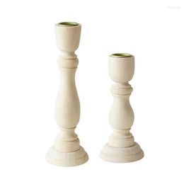 Candle Holders Natural Tree Candlelight Branch Stump Wooden Holder Candlestick Dinner Table Decor DF50CH